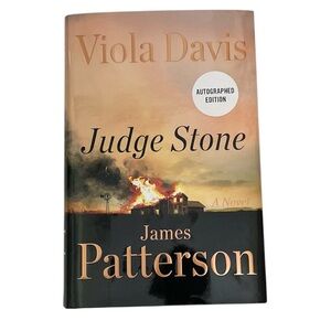 Judge Stone Signed By Viola Davis And James Patterson (2026 1st Ed. HC) New